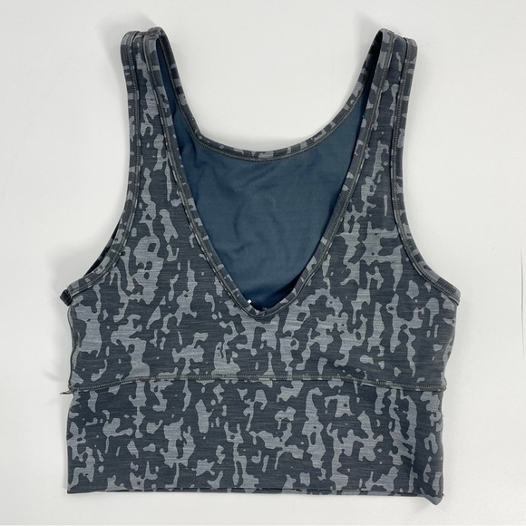 NWOT lululemon Power Pivot Tank *Tough Heathered PU Black Asphalt Grey Size 4 - Picture 8 of 10